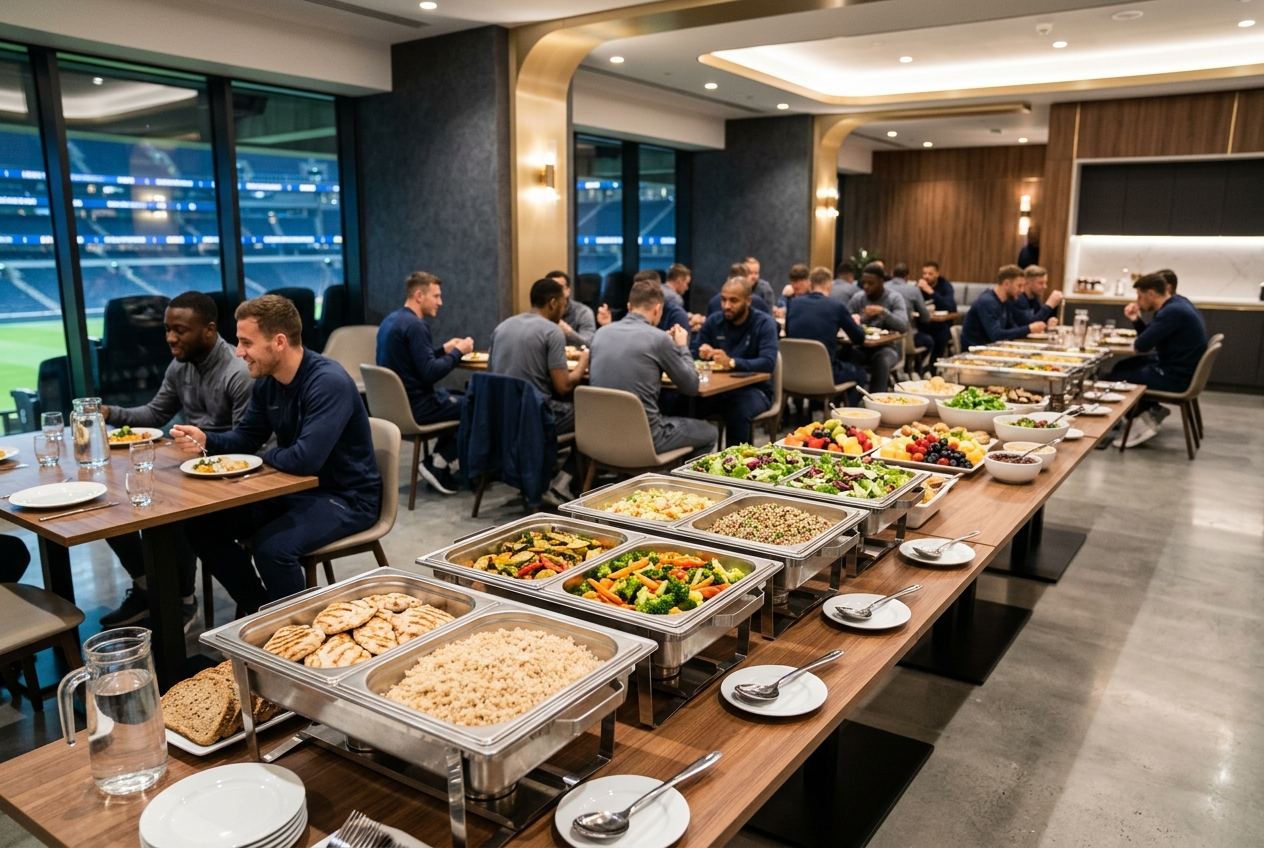 Catering sportif : repas équilibré pour une équipe sportive professionnelle